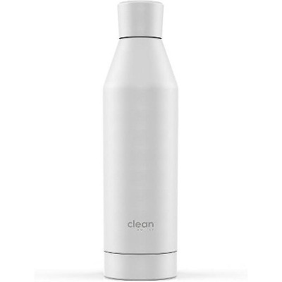 Clean Bottle Canteen 17 Insulated Stainless Steel Water Bottle with Removable Bottom, White