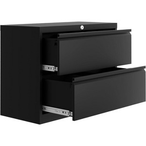 2-Drawer File Cabinet with Lock, Metal Lateral Filing Cabinets for Letter/Legal Size - 1 of 4