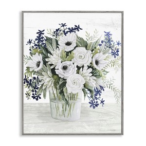 Stupell Industries Mixed White Anemone Vase, 11" x 14" - 1 of 4