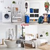 Origami R2 Series Folding Steel Adjustable Shelving Storage Rack, 2 Pack, White - 4 of 4