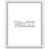 PosterPalooza | Slim Profile White Picture Frame - UV Acrylic, Foam Board Backing, Hanging Hardware - 2 of 4