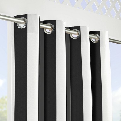 Black White Stripe Curtains Target, Black And White Striped Curtains Short