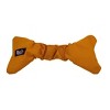 American Dog Durable Bungee Bone Dog Toy - Squeakerless, Crunchy Sound, Stretching Fun for Dogs - Yellow - 2 of 3