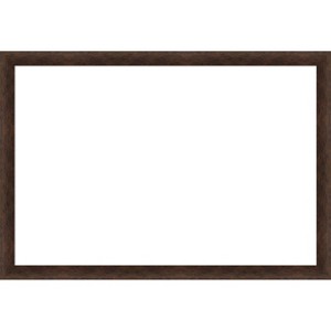 Amanti Art Warm Walnut Narrow Framed Dry Erase Magnetic Board - 1 of 4