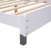 Twin Size Wood Platform Bed With House-shaped Headboard, Modern Solid Wood House Bed For Teens Bedroom - 4 of 4