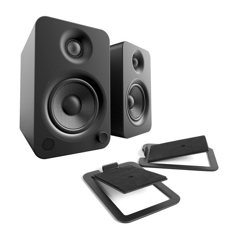 Kanto Yu4 Powered Desktop Speakers Matte Black With S4 Desktop