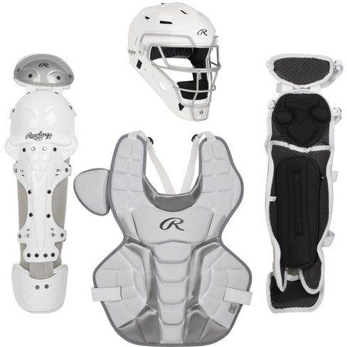 Rawlings Youth Renegade Custom White & Silver Model Catcher's Set