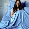 BedVoyage King 300 Thread Count Luxury Bed Sheet Set Ocean - 2 of 4