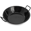 Oster Castillo 9.5 Inch Enameled Steel Paella Pan in Speckled Black - 2 of 4