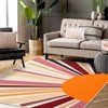 Area Rug, Machine Washable Colorful Area, Non Slip Rug for Living Room, Indoor Non-Slip Carpet, Modern Minimalist Front Door Mat, Sun Accent Rug - 4 of 4