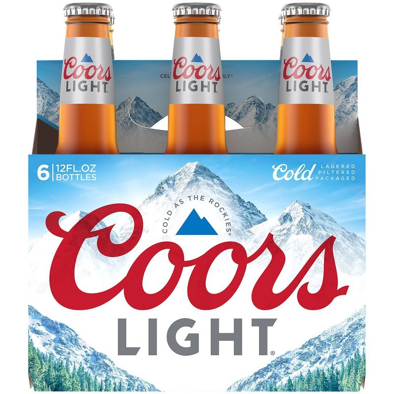 Coors Light Beer - 6pk/12 fl oz Bottles, 4 of 7