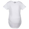 Comfortable 6 Pack Maternity Shirts Blank Pregnancy Shirts Plain Fitted Tees - Crazy Dog Maternity T Shirt - 2 of 4