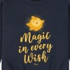 Men's - Disney - Magic In Every Wish Graphic Fleece Sweatshirt - 2 of 4