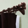 Wood Rod Pole Lumi Home Furnishings Mix and Match Wood Rings 3ct Mahogany - 4 of 4