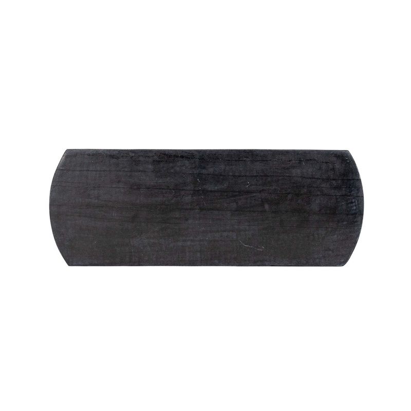Footed Charcuterie Board Black Marble & Mango Wood by Foreside Home & Garden, 5 of 8