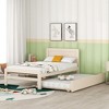 Whisen Modern Design Twin Size Platform Bed Frame with 2 Drawers/ Trundle - 2 of 4