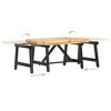 vidaXL Extendable Coffee Table 63"x27.6"x17.7" Solid Mango Wood - 3 of 4