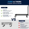 Emma and Oliver Folding Chair Dolly Storage - Party Event Rental Furniture - 3 of 4