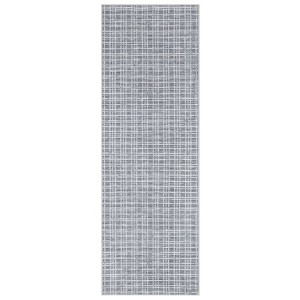 Indoor Modern Checkered Non Slip Living Room Rugs, Washable Soft Ultra Thin Plaid Bedroom Carpet for Home Decor - 1 of 4