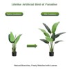 Artificial Bird of Paradise Plant, 5 Ft Faux Banana Tree In Pot with 8 Adjustable Natural Branches and Realistic Leaf, Tall Fake Palm Tree for Home, - 3 of 4