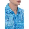 HAPPY BAY Men's Hawaiian Shirt Fashion Button Down Short Sleeves Holidays Aloha Party Casual Tops Summer Beaches Shirts for Men - 3 of 4