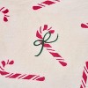 Lomsoe Pink Candy Cane Flannel Blanket Soft Cozy Warm Throw Blanket Christmas Gift Blanket Throws for Couch, Bed, Living Room, Office, Travel - 2 of 3