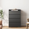 25.59'' Wood Modern 4-Drawer Dresser without Handles with Sturdy Frame, 100% Waterproof and Multi-Room Use - 3 of 4