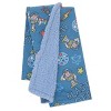 NoJo Disney Toy Story Buzz Lightyear Blue and Orange Blast-Off Super Soft Cuddly Plush Baby Blanket - 3 of 4