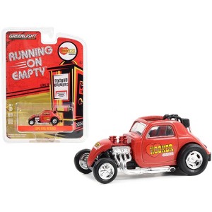 Topo Fuel Altered Dragster Red "Hooker Headers" "Running on Empty" Series 16 1/64 Diecast Model Car by Greenlight - 1 of 3