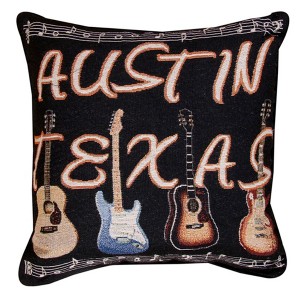 Home Pillow Austin Guitars Graphic – 17x17 inch by Manual Woodworkers and Weavers - 1 of 3