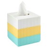 Izod Clubhouse Stripe Aqua Tissue Cover - 3 of 3