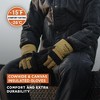 RefrigiWear Men’s Cowhide and Canvas Insulated Leather Work Gloves - image 2 of 4