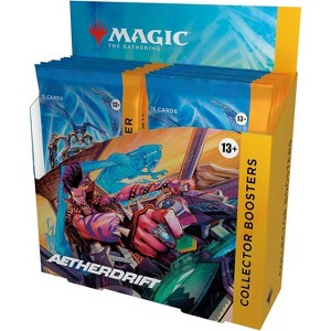 MAGIC THE GATHERING Magic: The Gathering Aetherdrift Collector Booster Box - 12 Packs (180 Magic Cards) - 1 of 2