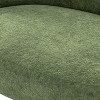 Shep 36" Curved Dog Sofa Bed Medium Moss Green Fleeced Teddy - 4 of 4