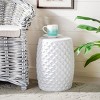 Randon Ceramic Garden Stool - White - Safavieh. - image 2 of 2