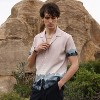 Campus Sutra Men Men's Sky Blue & Space Blue Lakeside Ombre Shirt - 3 of 4