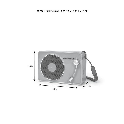 Tourmaline Blue Portable Vintage Style Bluetooth Speaker