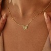 14K Gold Plated Dainty Butterfly Baseball Compass Shell Starfish Infinity Airplane Volleyball Sun Bird Heart Turtle Bow Crown Necklace Simple Jewelry - 2 of 4