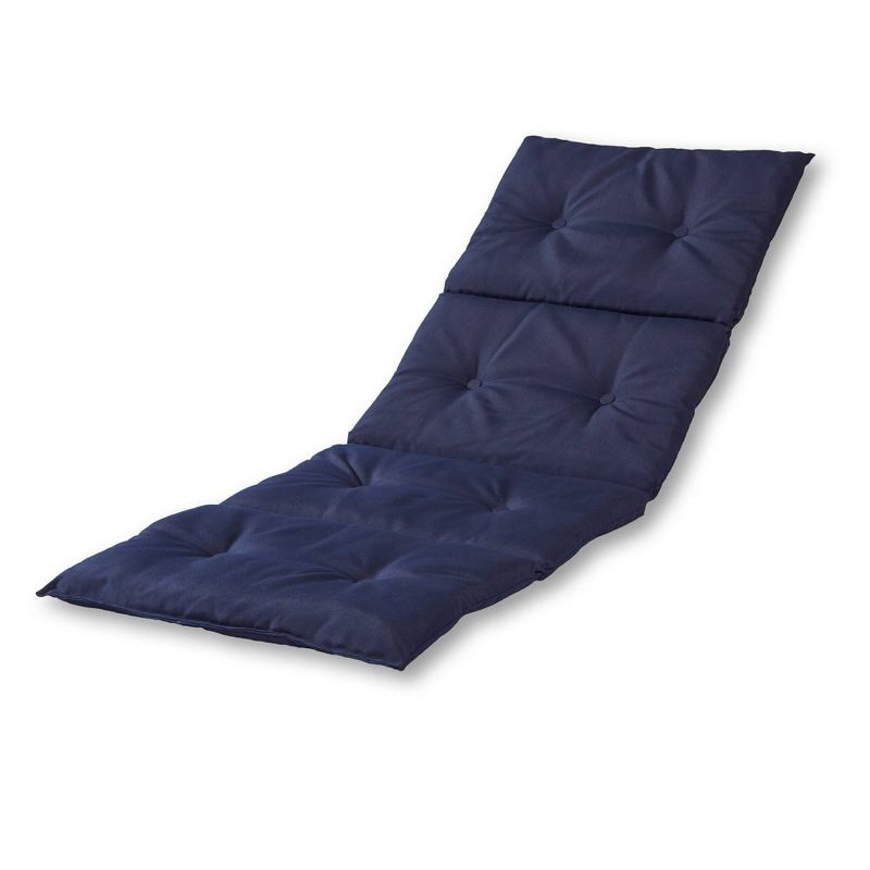  Kensington Garden 36"x25" Solid Outdoor Chaise Lounge Cushion, 1 of 8