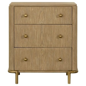 Gulches Sand Wash Nightstand with USB Convenience - 1 of 4