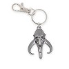 SalesOne LLC Star Wars Mandalorian Mythosaur Logo 3D Flat Back Heavy Duty Metal Car Keychain - 2 of 4