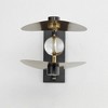 ET2 Lighting Pearl 2 - Light Wall Light in  Black/Natural Aged Brass - 3 of 3