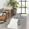 Washable Modern Rug Non Slip Low Pile Rug Soft Contemporary Throw Floor Cover Foldable Indoor Carpet for Living Room Bedroom Playroom Nursery - 2 of 4