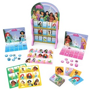 Spin Master Games Disney Princess, Games HQ Board Games for Kids Checkers Tic Tac Toe Bingo Go Fish Card Games Disney Princess Toys - 1 of 4