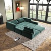 SYFERLORY Convertible 2-Seater Modular Sofa Bed £¬Corduroy Fabric for Living Room - 4 of 4