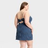 Women's Open Patchwork Mini A-Line Dress - Wild Fable™ - 2 of 3