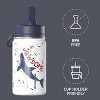 Hydrapeak Mini 14oz Kids Stainless Steel Insulated Water Bottle With Leak Proof Straw Lid - 4 of 4