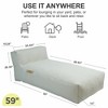 BDELITE Outdoor Bean Bag Bed Lounger Chair for Pool, Patio, Deck - 59.1*35.5*26.4 Inch - 2 of 4