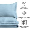 Solid Basketweave Quilt Bedding Set - Isla Jade - 4 of 4