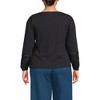 Lands' End Women's Long Sleeve Slub Pintuck Top - 2 of 4